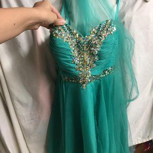 NWTBeautiful Dresses Teal Turquoise Cocktail Dress